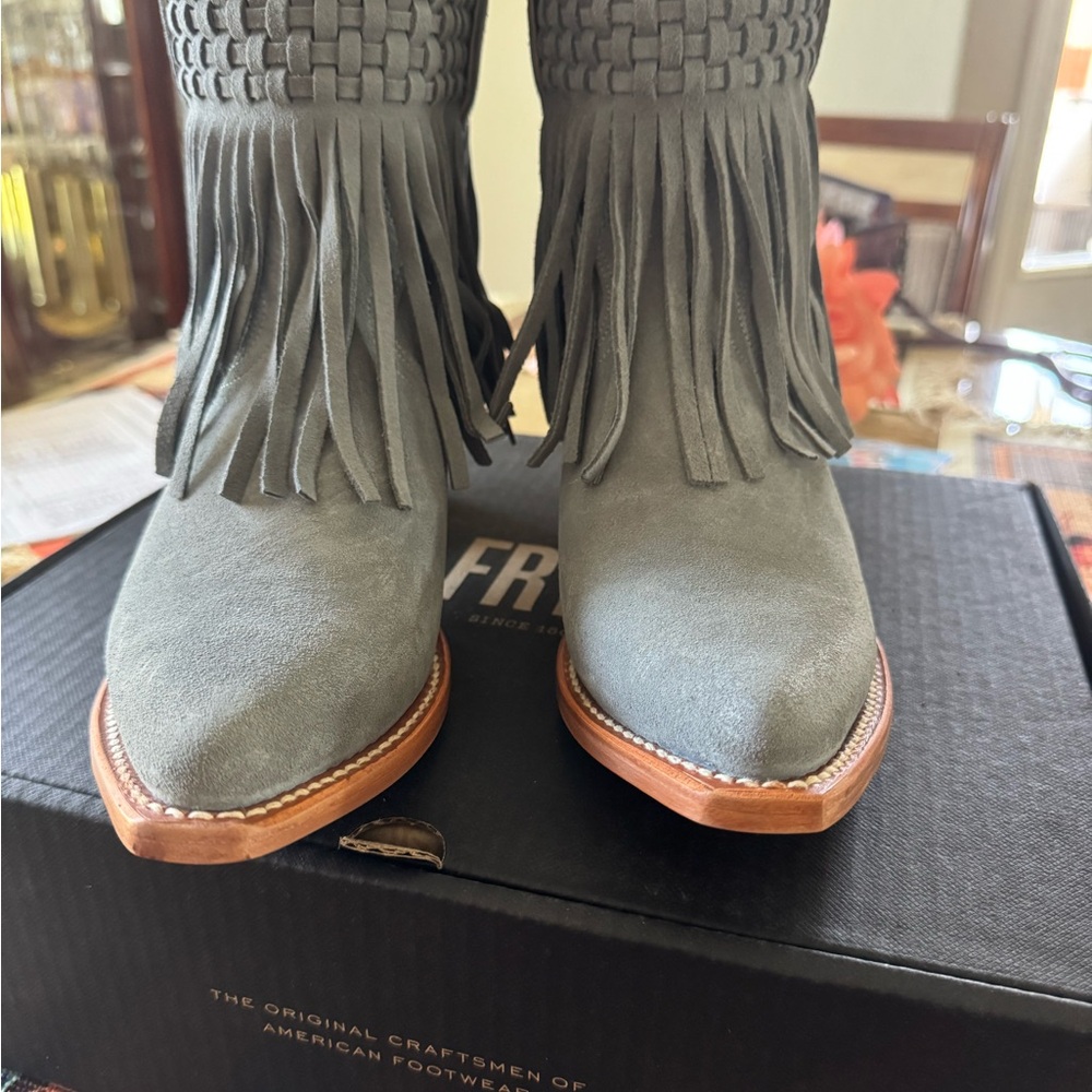 Frye Suede Ankle Boots 10 M NWT